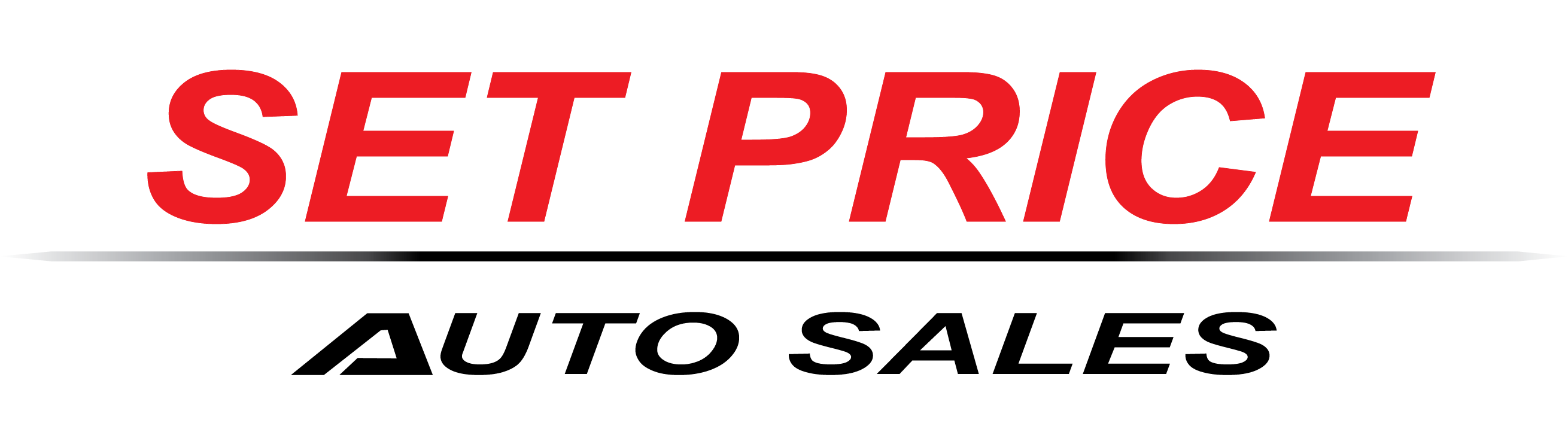 Set Price Auto text Logo image