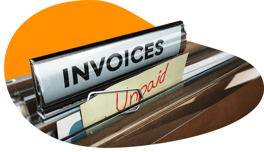 Files of unpaid invoices